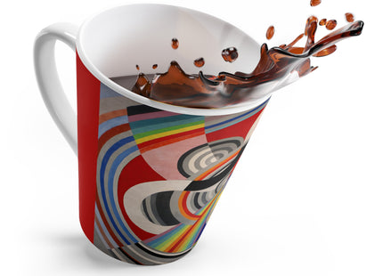 Rythme No. 1 by Robert Delaunay Latte Mug