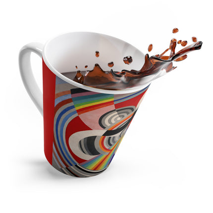 Rythme No. 1 by Robert Delaunay Latte Mug