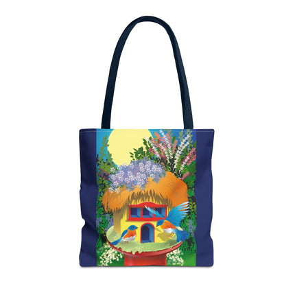 Birdhouse Haven Tote Bag (AOP)