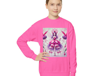 Fuchsia Fairy Youth Crewneck Sweatshirt