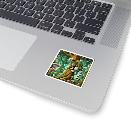 Silent Stripes Kiss-Cut Stickers (4 Sizes)