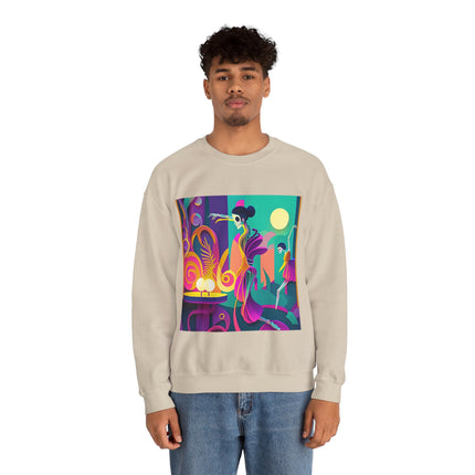 Dance of the Skeleton Ballerinas Unisex Heavy Blend™ Crewneck Sweatshirt