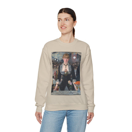 A Bar at the Folies-Bergère by Edouard Manet Heavy Blend™ Crewneck Sweatshirt