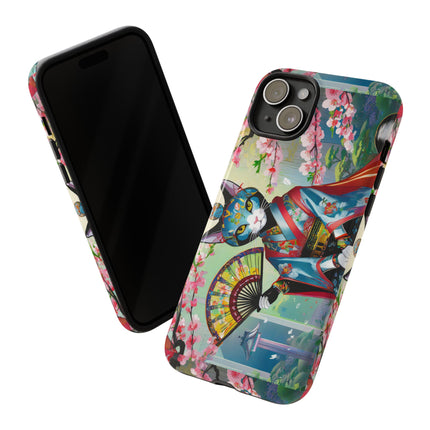 Cyberpunk Geisha Phone Cases