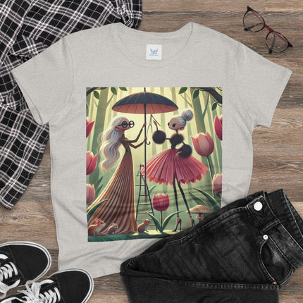 Under the Tulip Parasol Cotton Tee