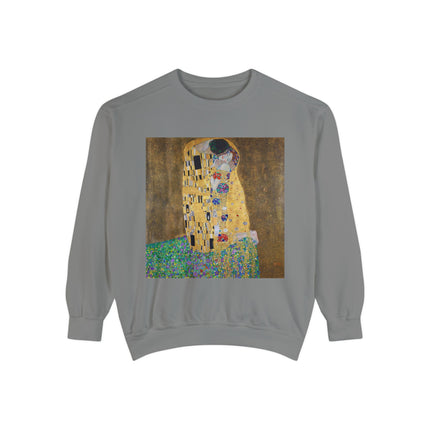 The Kiss by Gustav Klimt Unisex Garment-Dyed Sweatshirt