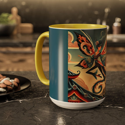 Dragon Fairy of the Temple Colorful Mugs (11oz, 15oz)