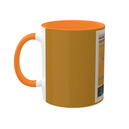 Pompeii Walls Pl.20 by Victor Steeger Colorful Mugs, 11oz