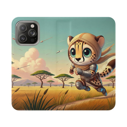 🐆⚡ Swift Cheetah Flip Case – Speed, Freedom & Untamed Adventure