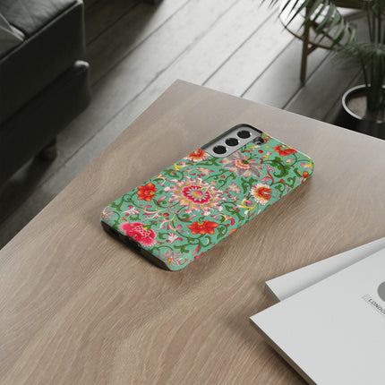 Colorful Floral Pattern by Owen Jones Phone Cases