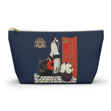 Art Deco Flapper Cosmetic Bag – Elegant Glamour & Timeless Style