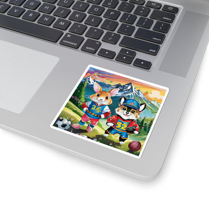 Animal Athletes Kiss-Cut Stickers (4 Sizes)