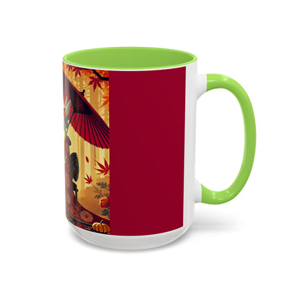 Theatrical Harvest Rabbit Colorful Mugs (11oz, 15oz)
