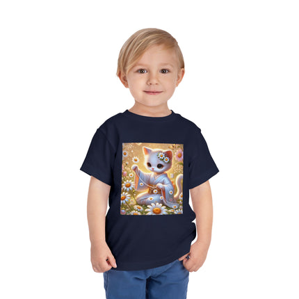 Daisy Chain Whimsy Toddler Short Sleeve Tee