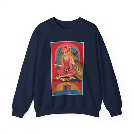 July & Ruby (from the Gem Series) by Sofia Chiostri Heavy Blend™ Crewneck Sweatshirt