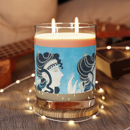 Reproduction of Ladies in Blue Scented Candle - Full Glass, 11oz
