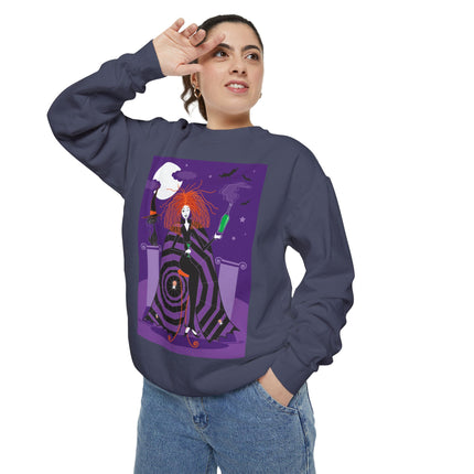 Mystic Elegance Unisex Garment-Dyed Sweatshirt
