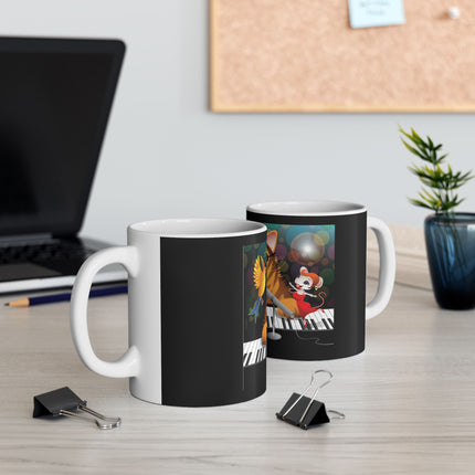 Jazz Cat Jam 11 oz Ceramic Mug