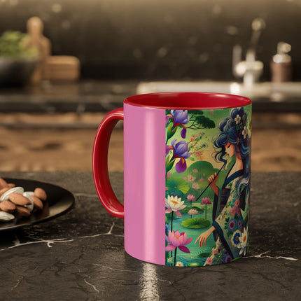 Fairy of the Koi Pond Colorful Mugs (11oz, 15oz)