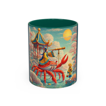 The Celestial Crab Navigator Colorful Mugs (11oz, 15oz)