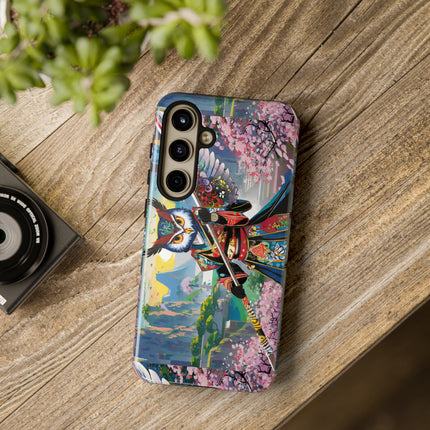 Cyberpunk Samurai Owl Phone Cases
