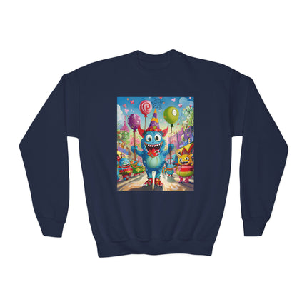 Monster Parade Madness Youth Crewneck Sweatshirt
