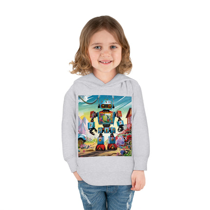 The Rusty Robot Toddler Pullover Fleece Hoodie