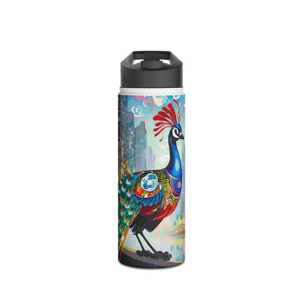 Techno Plumes Stainless Steel Water Bottle