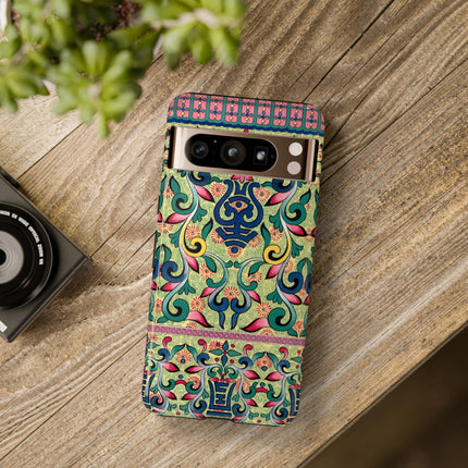 Colorful Flower Pattern by Owen Jones Phone Cases
