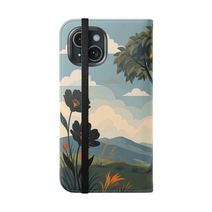 🌳🌺 The Ladies Of The Garden Swing Flip Case – Art Deco Floral Adventure