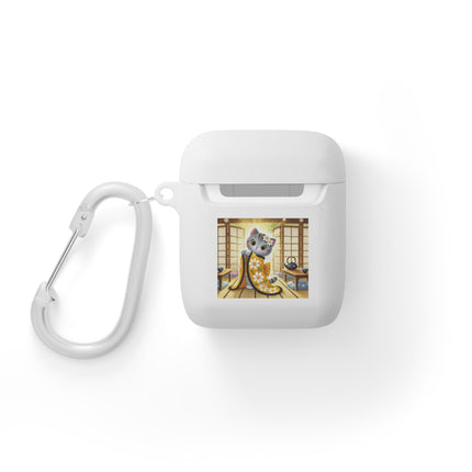 Playful Kitten in the Tea Room AirPods and AirPods Pro Case