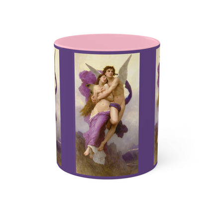 The Abduction of Psyche by William Bouguereau Colorful Mugs, 11oz