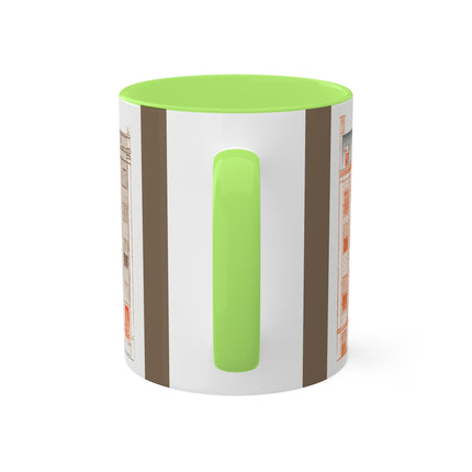 Amsterdam Canal Houses by Johan Teyler Colorful Mugs, 11oz