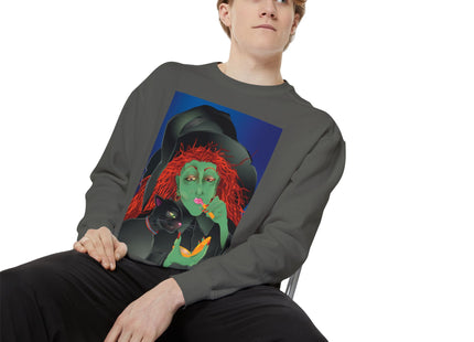 Mirror, Mirror A Witch's Touch Unisex Garment-Dyed Sweatshirt