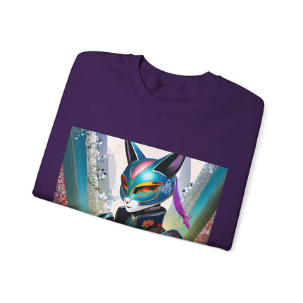 Cyberpunk Chic Unisex Heavy Blend™ Crewneck Sweatshirt