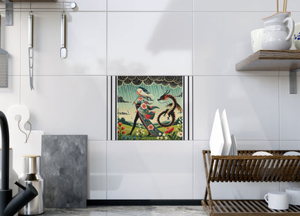 The Dragon Fairy’s Stride Ceramic Tile