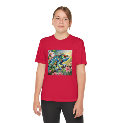 Camouflage Chameleon Youth Competitor Tee