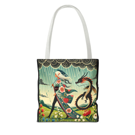 The Dragon Fairy’s Stride Tote Bag – Grace, Strength & Mythic Adventure