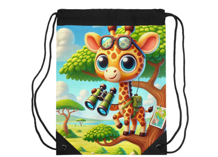 Giraffe Lookout Drawstring Bag