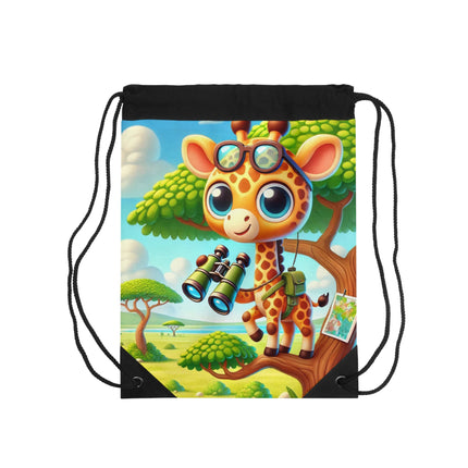 Giraffe Lookout Drawstring Bag