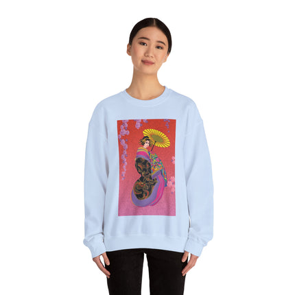 Enchanting Geisha Unisex Heavy Blend™ Crewneck Sweatshirt