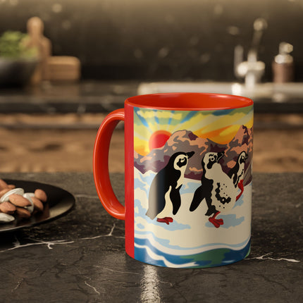 Snowball Shenanigans Colorful Mugs (11oz, 15oz)