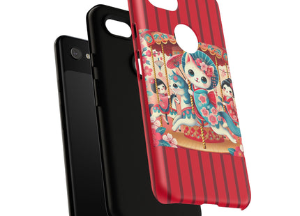 Geisha Kitten's Enchanted Carousel Phone Cases