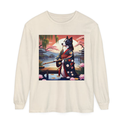 Border Collie Warrior Long Sleeve T-Shirt