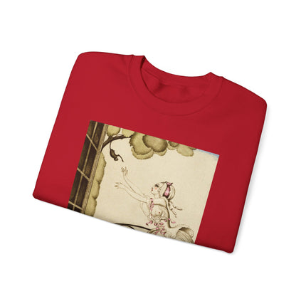 Sur talons rouges (On Red Heels) pl 02 by Gerda Wegener Heavy Blend™ Crewneck Sweatshirt