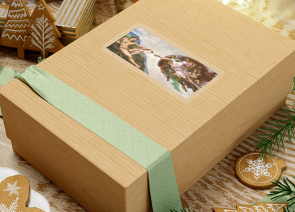 The Creation of Adam by Michelangelo Buonarroti Kiss-Cut Stickers (4 Stickers)
