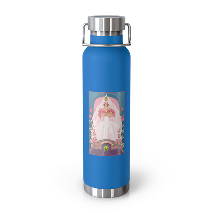 August & Peridot (from the Gem Series) by Sofia Chiostri Copper Vacuum Insulated Bottle, 22oz