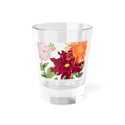 Dahlia Flower by Tanigami Kônan Shot Glass, 1.5oz