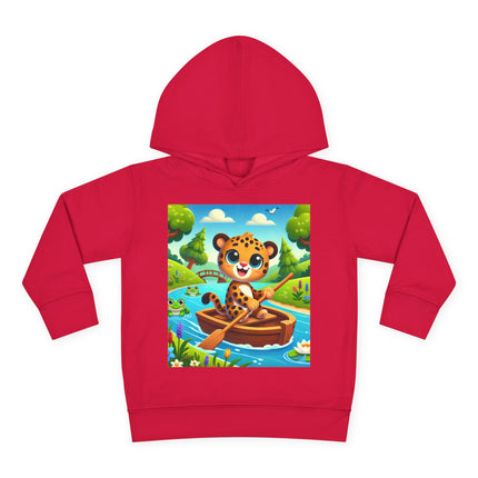 Little Explorer on the River Toddler Pullover Fleece Hoodie