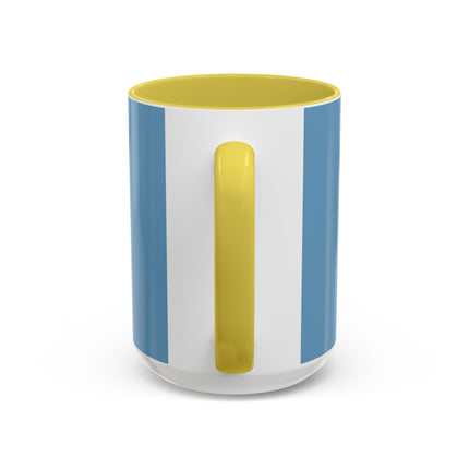 🎿❄️ The Winter Garden Skier Colorful Mug – Whimsical Holiday Fantasy